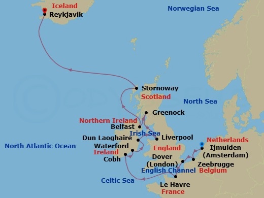 Timeless Europe Route Map
