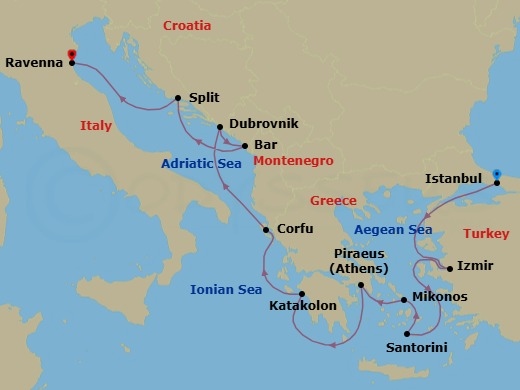 Cruise Route Map