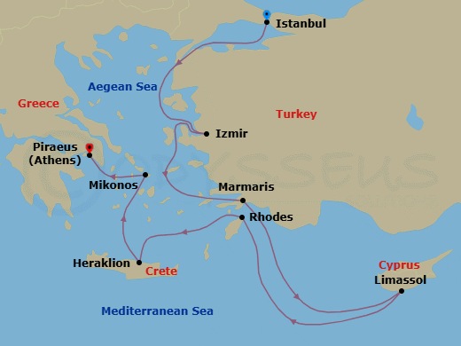 Cruise Route Map