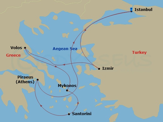 Cruise Route Map