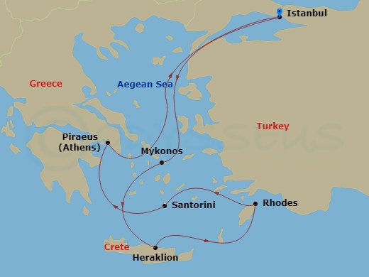 Cruise Route Map