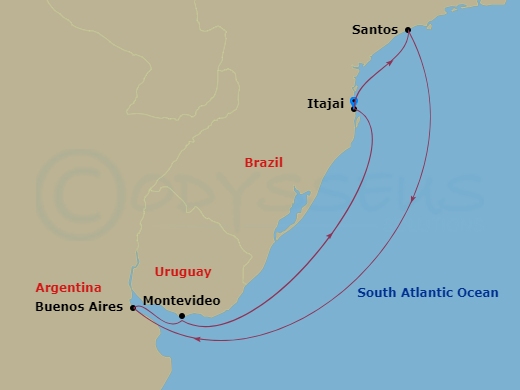 Cruise Route Map