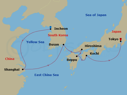 Cruise Route Map