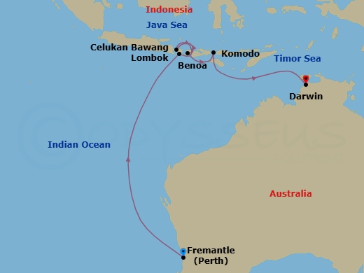 Balinese Heritage Route Map