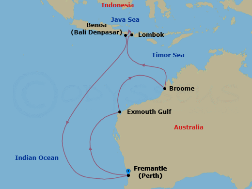 Cruise Route Map