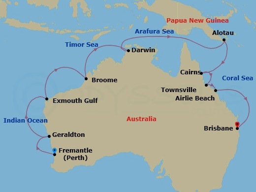 Cruise Route Map