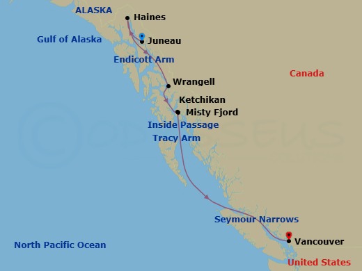 Scenic Alaska Route Map