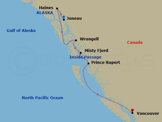 Scenic Alaska Route Map