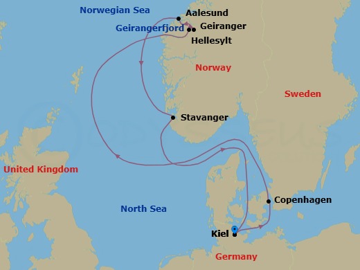 Cruise Route Map