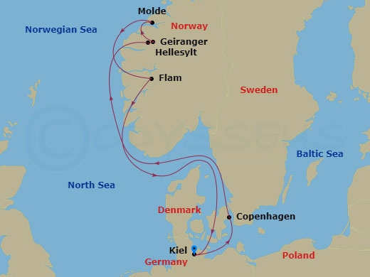 Cruise Route Map