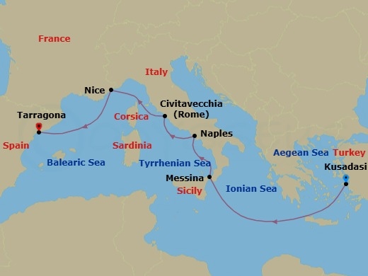 Cruise Route Map