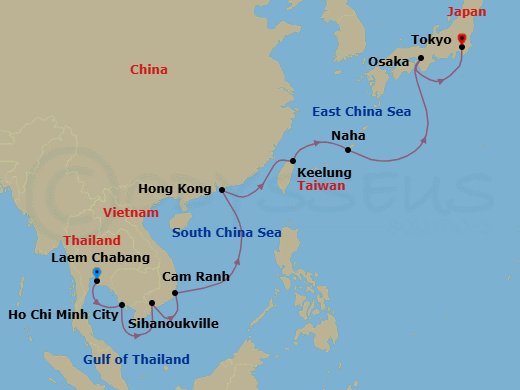 Cruise Route Map