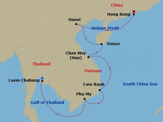 Festivals Of Light Route Map