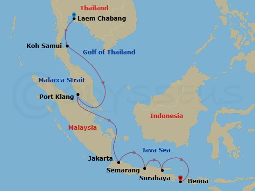 Cruise Route Map