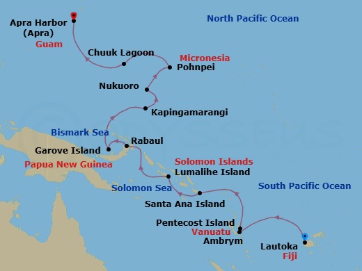 Lautoka To Apra Route Map