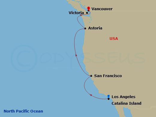 Cruise Route Map