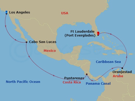 cunard cruises panama canal 2023