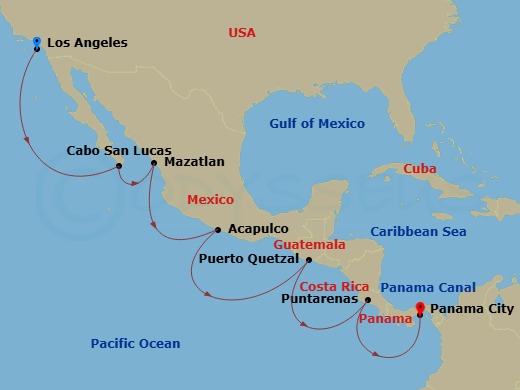 Sapphire Sojourn Route Map