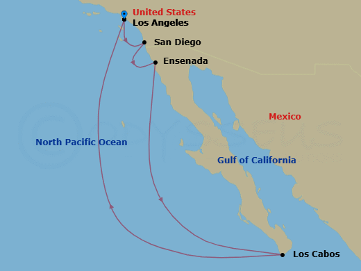 Cruise Route Map
