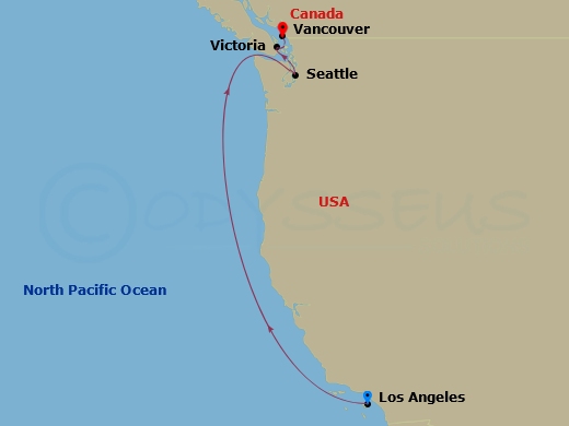 Cruise Route Map