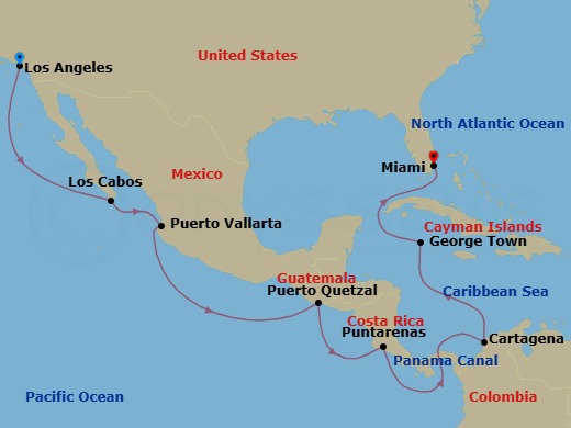 Cruise Route Map