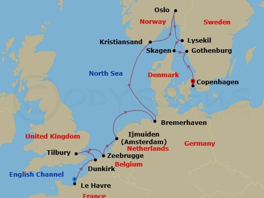 Northern Enchantment Route Map