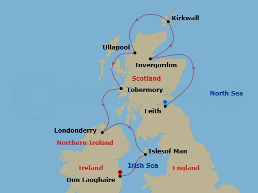 Gaelic Explorers Route Map