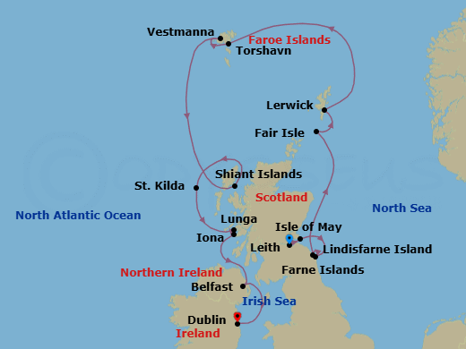 Cruise Route Map