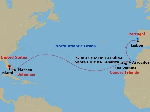 Passage To Paradise Route Map