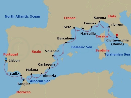 Serenity Awaits Route Map