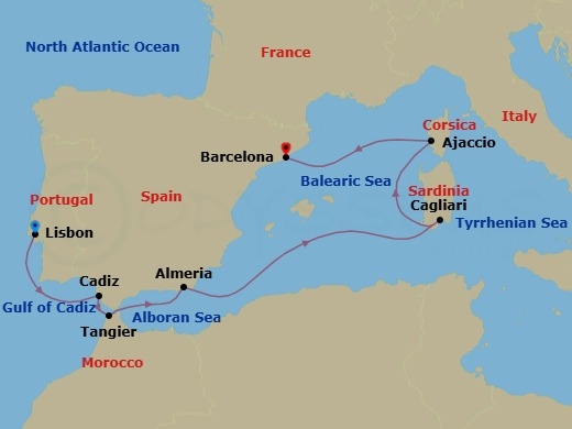 Andalusian Approach Route Map