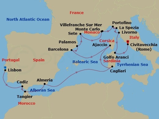Sea Of Stories Route Map