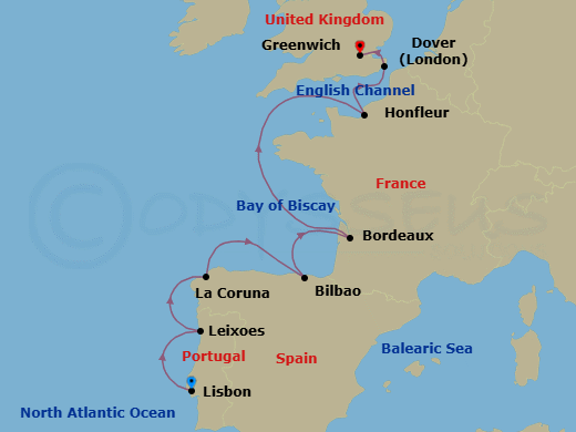 Cruise Route Map