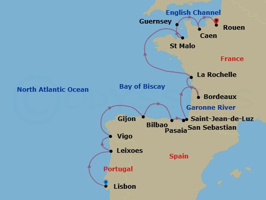 Star Collector: The Flavors Of France Route Map