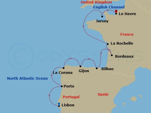 La Lumiere Du Soleil Route Map