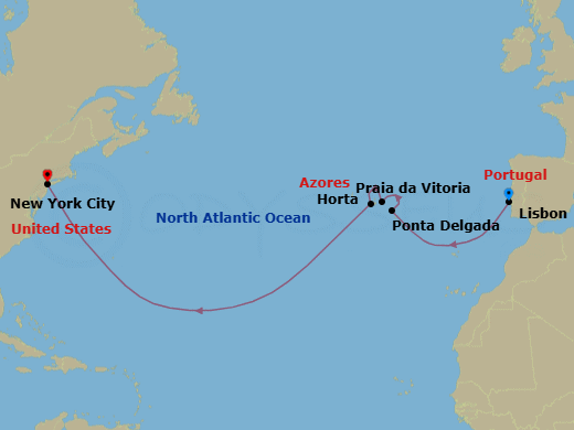 Cruise Route Map