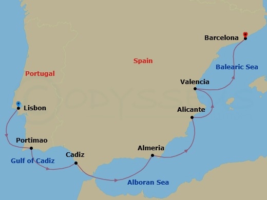 Rumba Del Sol Route Map