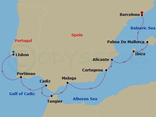 Enduring Iberia Route Map