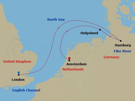 Quick Getaways: Hamburg's Birthday Celebration Route Map