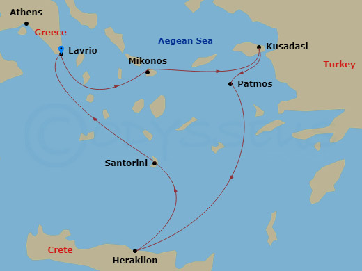 Cruise Route Map