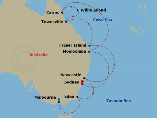 Cruise Route Map