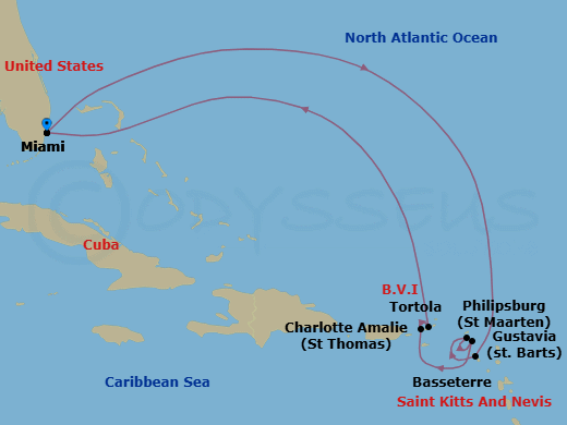 Cruise Route Map