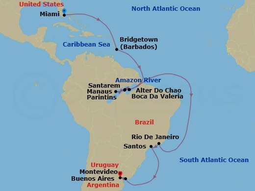 Rio's Belle Epoque Route Map