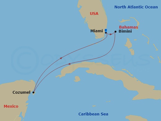 Cruise Route Map