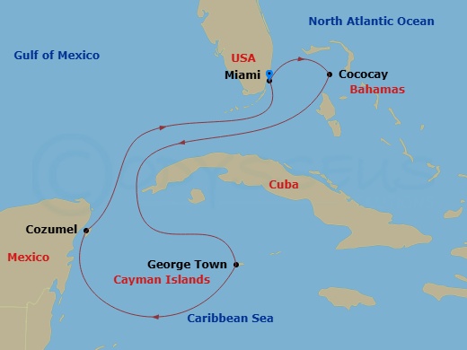 Cruise Route Map