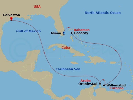 Cruise Route Map