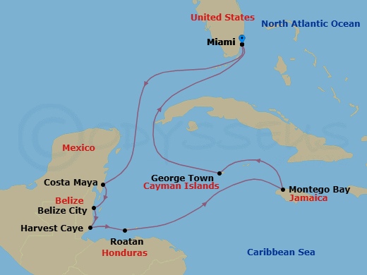Cruise Route Map