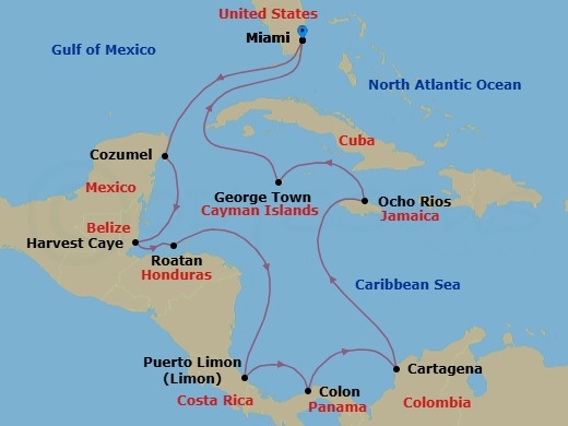 Cadence Of The Canal Route Map