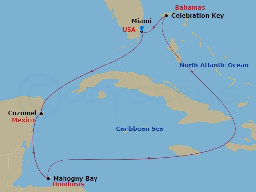 Cruise Route Map