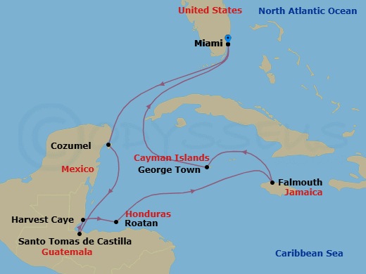 New Year Exuberance Route Map